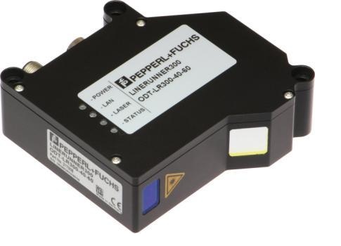 Pepperl+Fuchs laser light section sensor LineRunner LR300 can track corrections, do edge or gap measuring, provide volume determination, and check tolerance. Courtesy: Pepperl+Fuchs