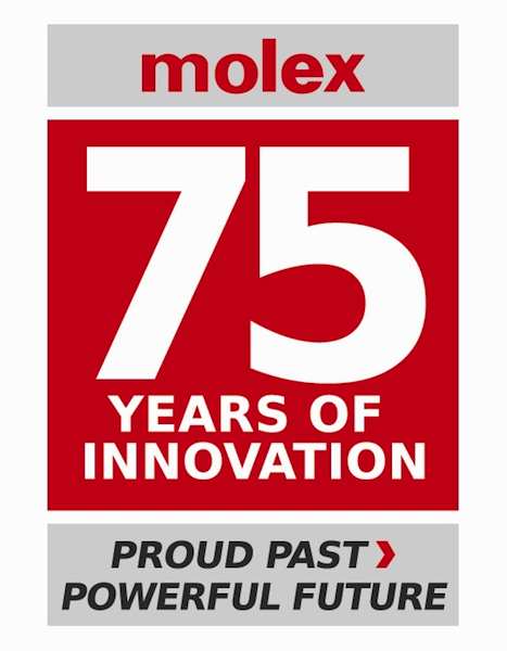 Molex's 75th anniversary highlights their continuing diversity all over the world as they continue to develop technologies in communications, electronics, automative and aerospace engineering. Courtesy: Molex