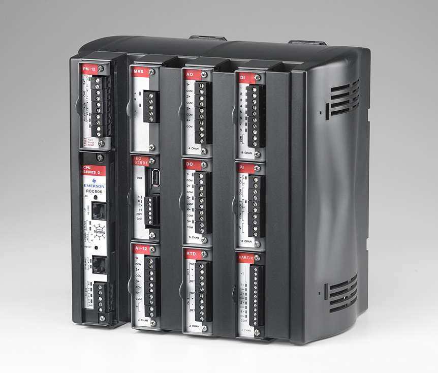 Emerson's ROC800L flow computer uses Flow-Cal's Liquids measurement system to improve productivity and efficiency in field operations through a secure, binary format to retain data integrity. Courtesy: Emerson Process Management