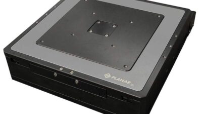 Aerotech’s PlanarDL-series delivers geometric performance for applications where precision is critical and it has three positioning performance options as well as anti-creep crossed-roller bearings. Courtesy: Aerotech