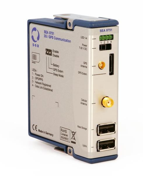The SEA 9751/9754 mobile communication modules by S.E.A. Datentechnik enable users monitoring and developing measurement systems to remotely access their application and have 3G and 4G speed, respectively. Pictured: SEA 9751. Courtesy: S.E.A. Datentechnik