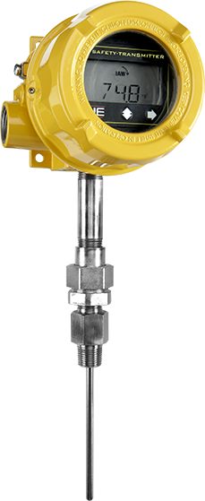 United Electric Controls' One Series Safety Transmitter is designed for system applications and provides process variable, status, self-diagnostics, and field programming information. Courtesy: United Electric Controls