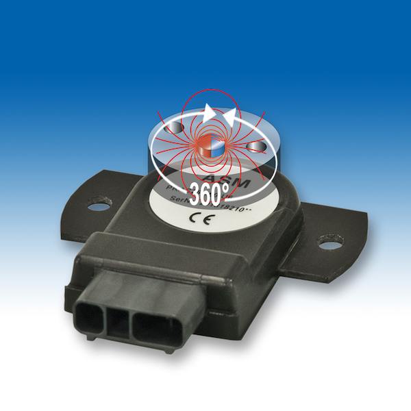 ASM's PRAS26 magnetic angle sensor is designed for automated and OEM applications and has IP67 protection as well as 360° measurement range. Courtesy: ASM Sensors