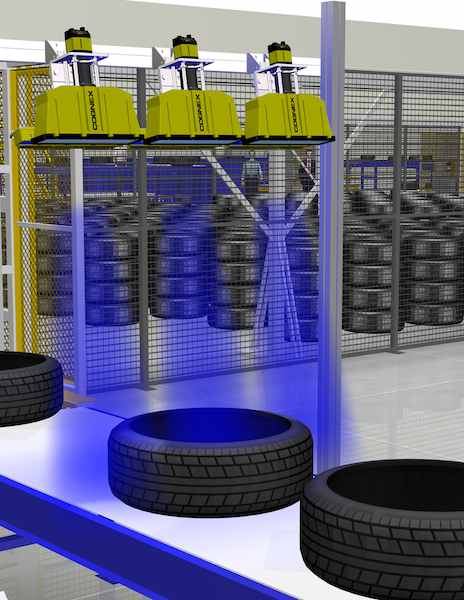 Cognex's Tire Solutions integrate proprietary machine vision knowledge and barcode reading technology that are specifically designed for the tire industry. Courtesy: Cognex
