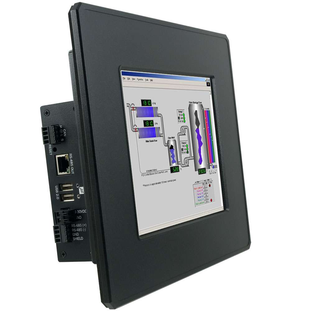 The SeaPAC-R9-HAS by Sealevel is designed to be used as a process controller and human machine interface (HMI) for hazardous environments and features an 8.4" TFT LCD screen and Windows CE 6.0 binary and low-level drivers for system IO. Courtesy: Sealevel