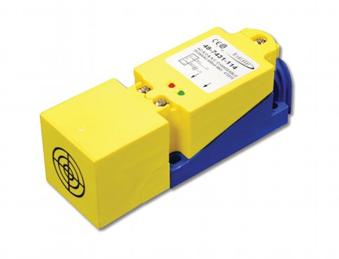 The Model IPH 5-Way Rotatable Head Inductive Proximity Switch by BlueLevel Technologies features a rectangular 4-wire AC sensor with open and closed switch outputs. Courtesy: BlueLevel Technologies