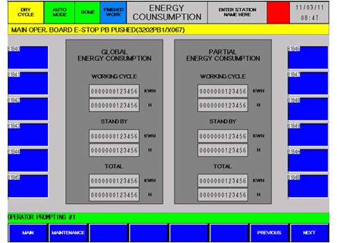 Figure 2 shows the Transline energy consumption screen. As a partner to several global automation providers, such as Mitsubishi Automation and Siemens Automation, Patti Engineering worked on numerous projects developing standardized intelligent HMI operat