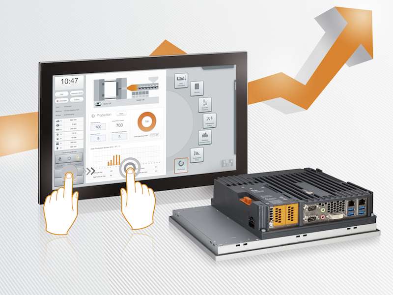 The Panel PC 900 by B&R Automation is available in a wide range of sizes and configurations and features multi-touch display that allow user interactions like zooming with two fingers and swipe gestures for moving forward. Courtesy: B&R Automation