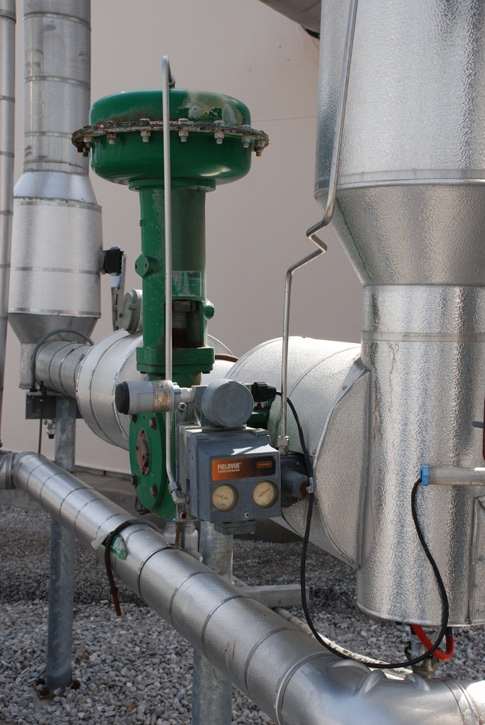 Valves that do not have direct HART I/O can send their diagnostic information via a wireless add-on device. Courtesy: Monsanto Muscatine, the 2012 HART Plant of the Year recipient.