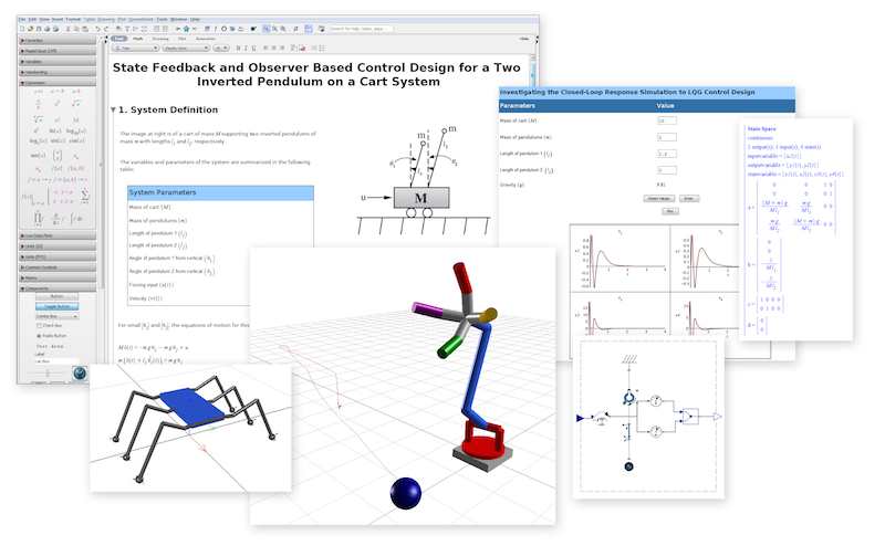 Maplesoft's MapleSim Control Design Toolbox supports parameterized controllers and additional control algorithms that operate on a wide range of systems. Courtesy: Maplesoft