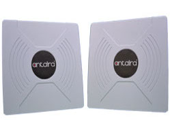 The APX-120N5 by Antaira is a point-to-point preconfigured pair of units designed for rapid deployment in wireless bridge applications and features an IP67 waterproof housing and an adjustable antenna elevation. Courtesy: Antaira Technologies