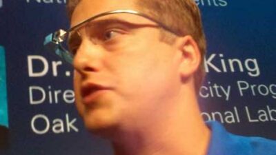 National Instruments demonstrated Google Glass at NIWeek, August 2013 in Austin, Texas. (www.ni.com) Courtesy: CFE Media, Mark T. Hoske
