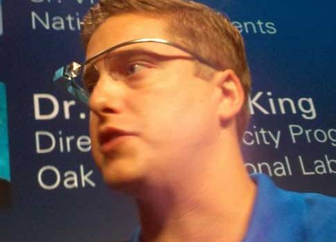 National Instruments demonstrated Google Glass at NIWeek, August 2013 in Austin, Texas. (www.ni.com) Courtesy: CFE Media, Mark T. Hoske