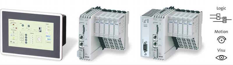 Machine & Embedded Control — PLCs: The Controller p300 combines logic and visualization in a compact device and is ideally suited to machine applications which only require a low processing power—designed for simple to medium complexity control and visual