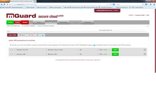 Control Security: Phoenix Contact's mGuard Secure Cloud (mSC) is a web-based service that allows FL mGuard users to securely communicate with and support industrial equipment over the Internet. This is a Control Engineering 2015 Engineers’ Choice finalist