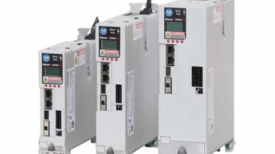 Motion Control — Servo Drives: The Kinetix 5500 drive controls servo and induction motors using EtherNet/IP to send safety, control, and motion signals over a single wire—eliminating needs for hardwired safety systems and vastly reducing development time.