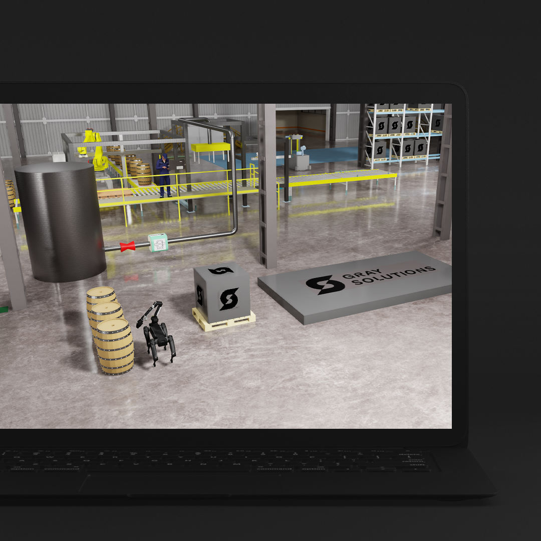 Figure 1: Spot in action on a case packing line, enhancing automation and operational efficiency. Courtesy: Gray Solutions