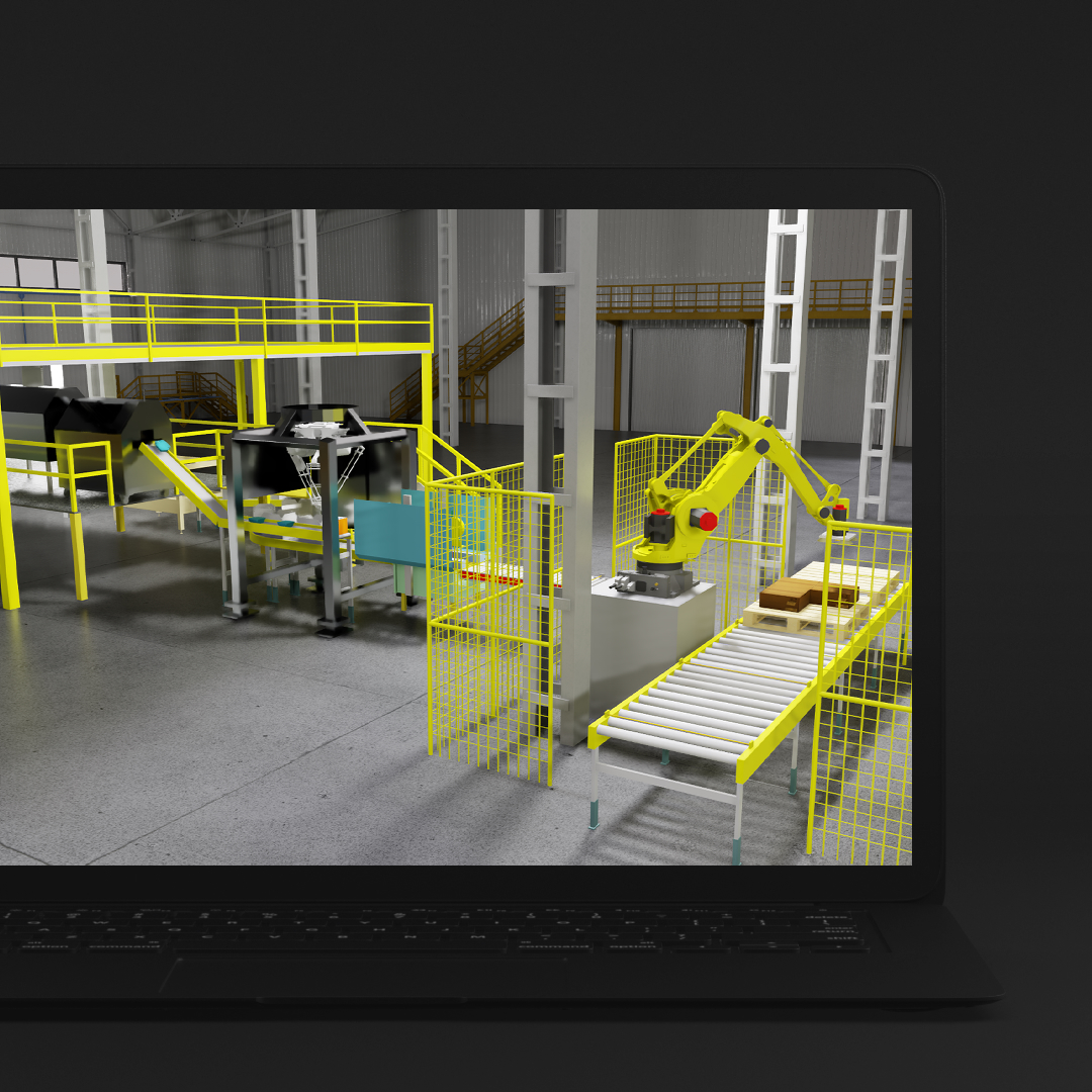 Figure 2: A close-up view of the automated case packing process, optimizing packaging operations. Courtesy: Gray Solutions