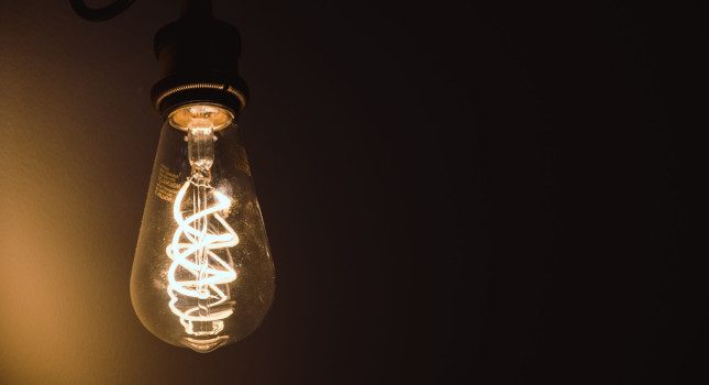 A lightbulb