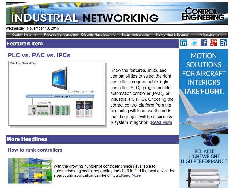 Industrial Networking Newsletter Industrial Networking Newsletter