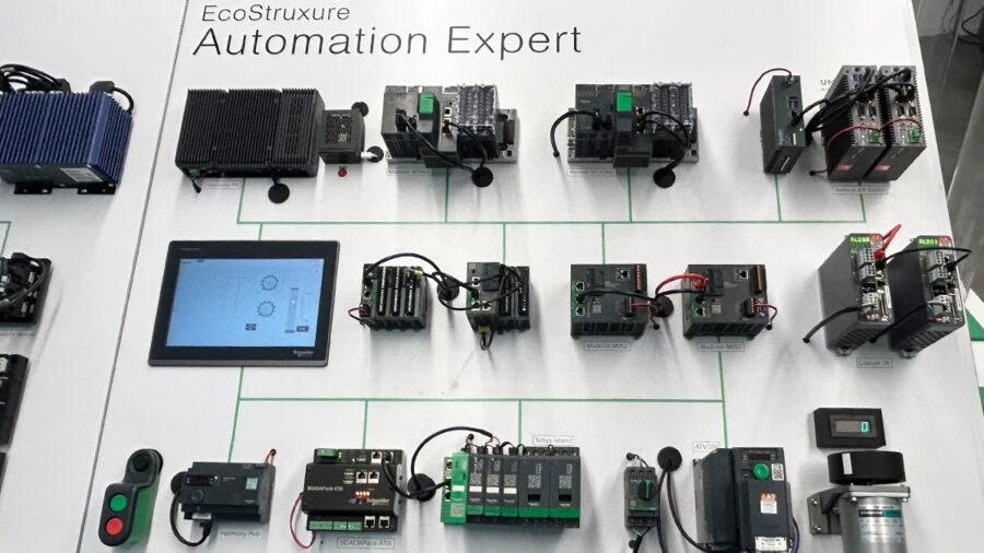 EcoStruxure Automation Expert platform on display at Schneider Electric’s Houston Innovation Hub. Source: Sarah Wynn