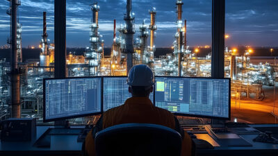 SCADA in a refinery. Photo Credit: Adobe Stock